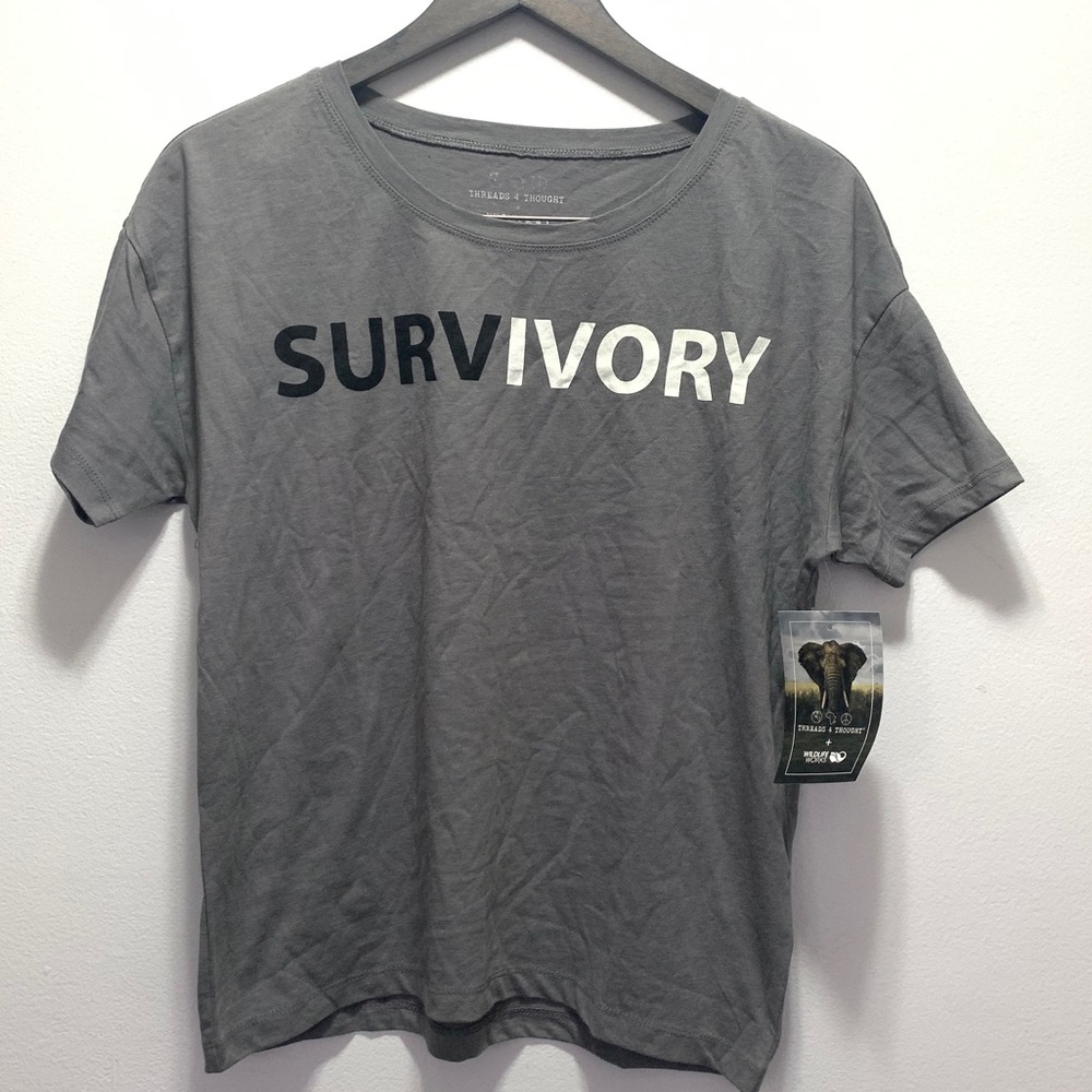 Threads 4 thought & wild life works survivory tee